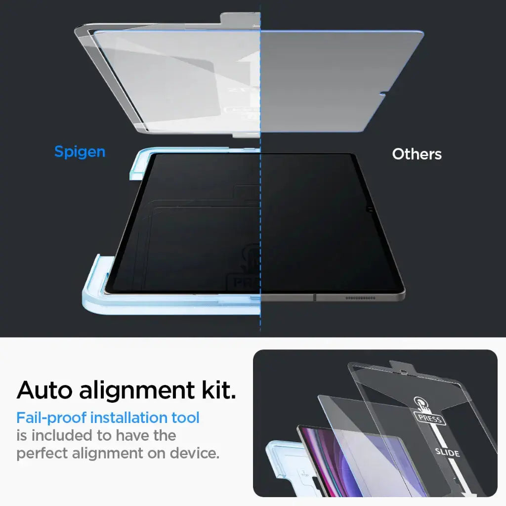 Galaxy Tab S10 Ultra / S9 Ultra Screen Protector EZ FIT GLAS.tR - Spigen Singapore