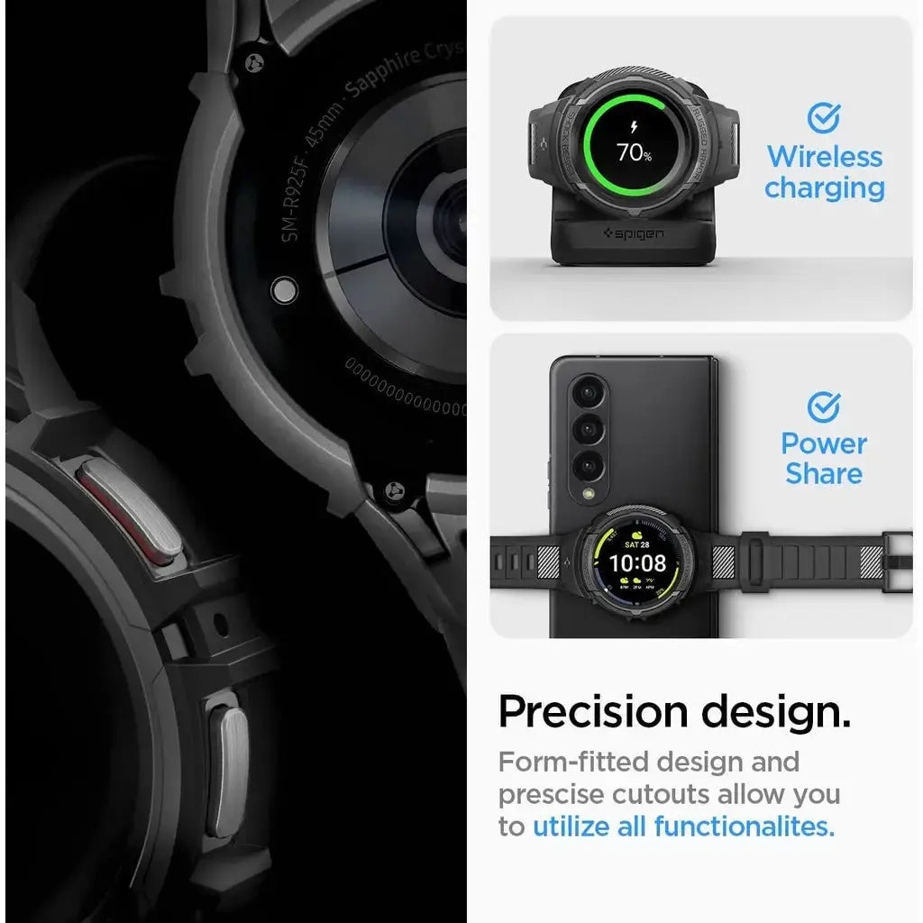 Galaxy Watch 5 Pro Case (45mm) Rugged Armor Pro - Spigen Singapore