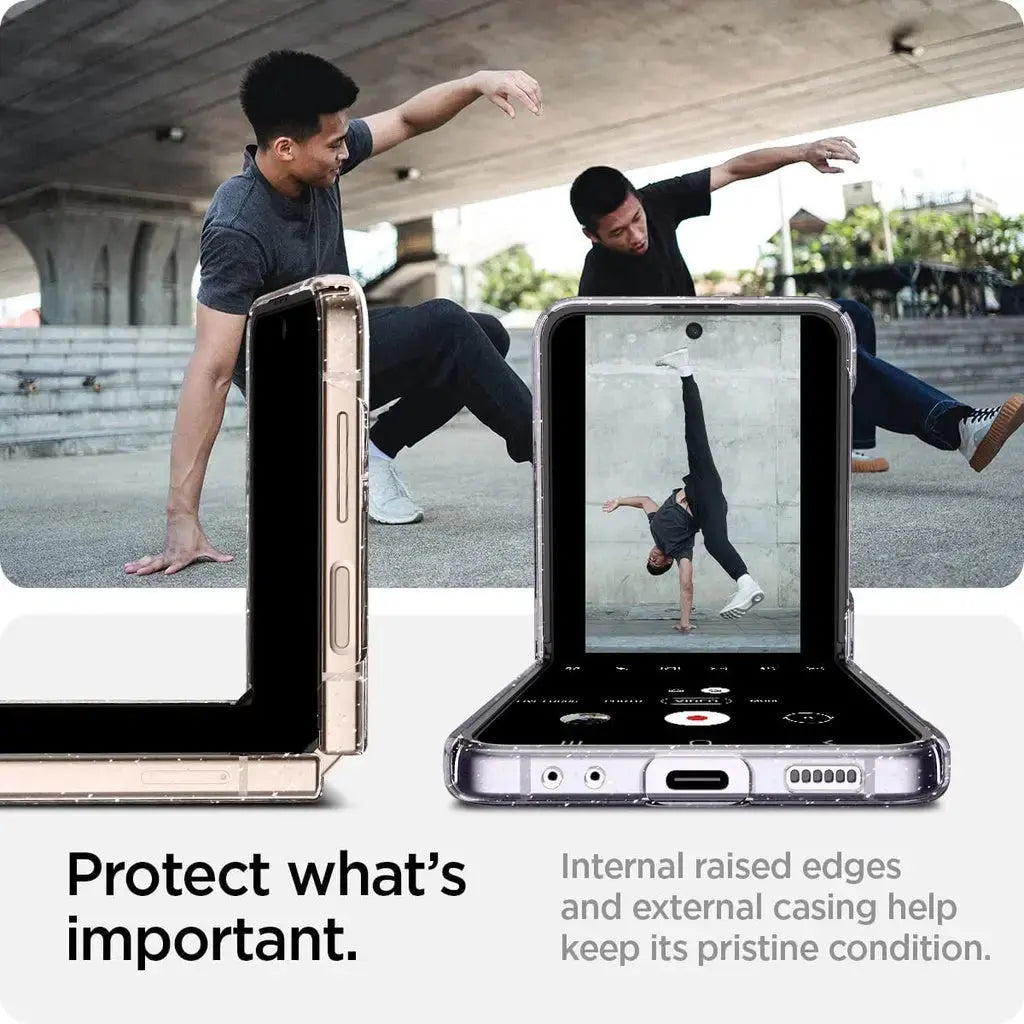 Galaxy Z Flip 4 Case Air Skin Glitter - Spigen Singapore
