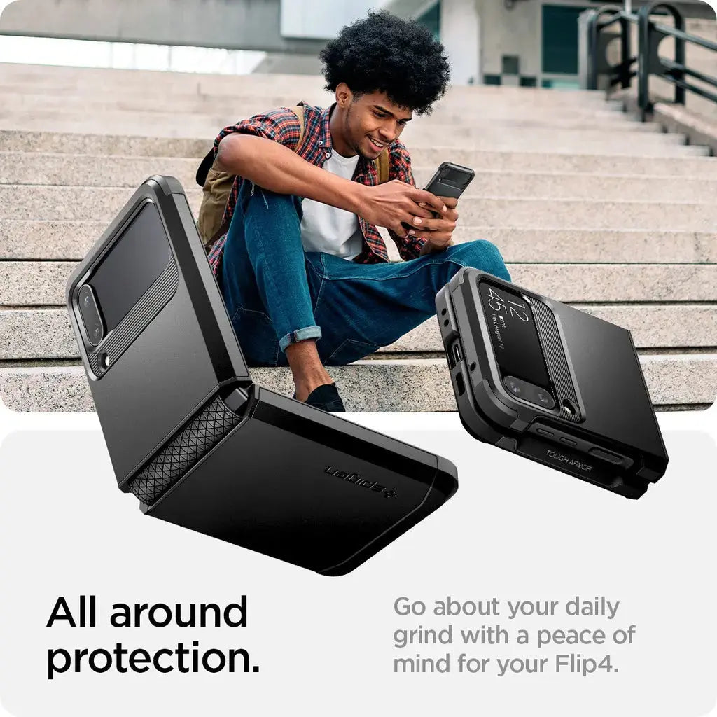 Galaxy Z Flip 4 Case Tough Armor - Spigen Singapore