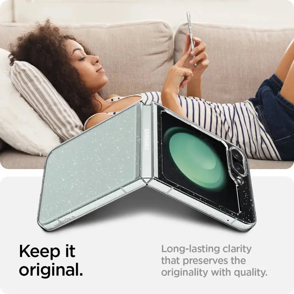 Galaxy Z Flip 5 Case Air Skin Glitter - Spigen Singapore