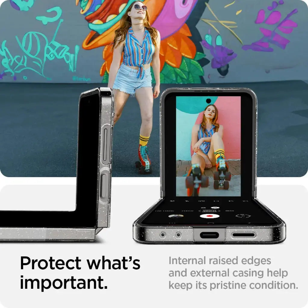 Galaxy Z Flip 6 Case Air Skin Glitter - Spigen Singapore