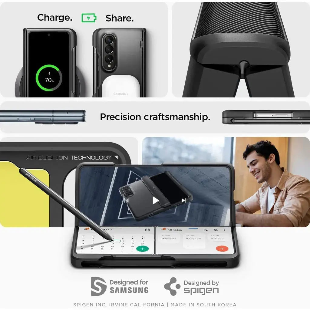 Galaxy Z Fold 4 Case Slim Armor Pro Pen Edition - Spigen Singapore