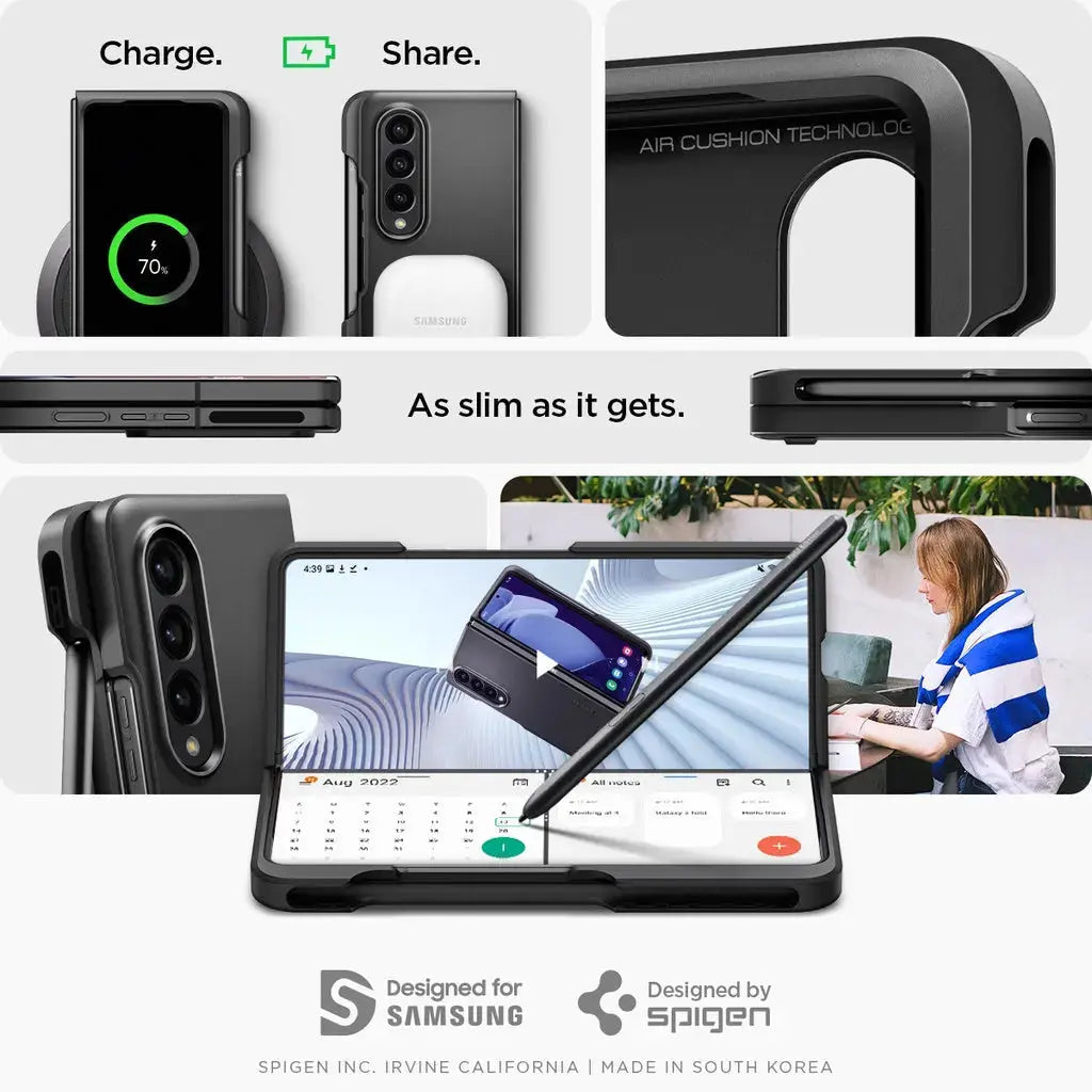 Galaxy Z Fold 4 Case Thin Fit P - Spigen Singapore