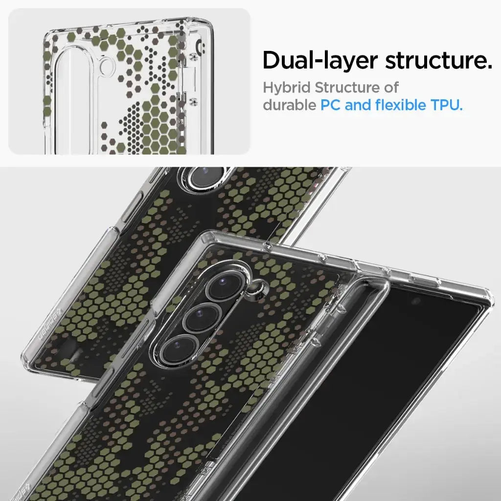 Galaxy Z Fold 6 Case Ultra Hybrid Pro Digital Camo - Spigen Singapore