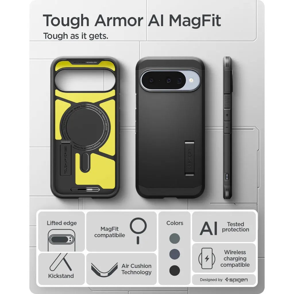 Google Pixel 10 Pro / Pixel 10 Case Tough Armor AI MagFit