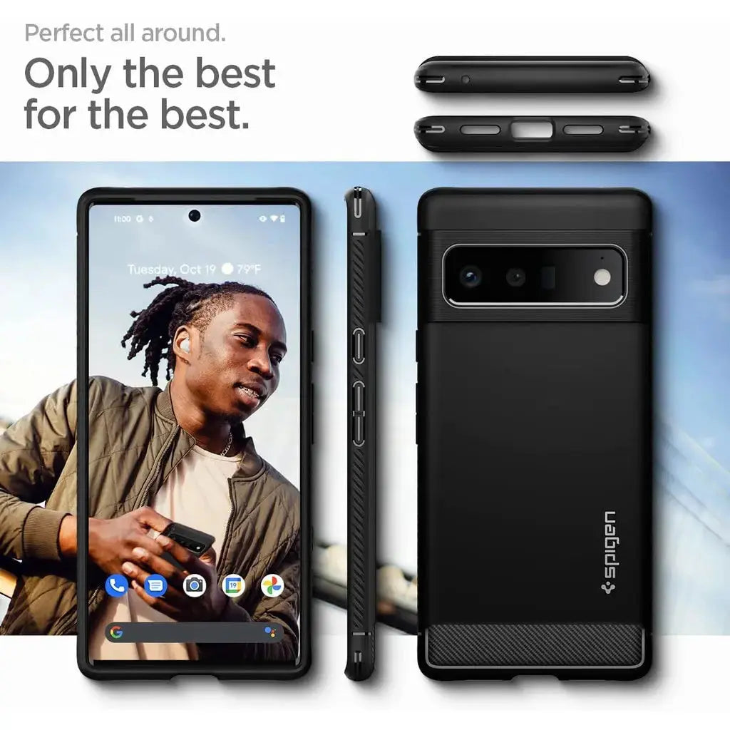 Google Pixel 6 Pro Case Rugged Armor - Spigen Singapore
