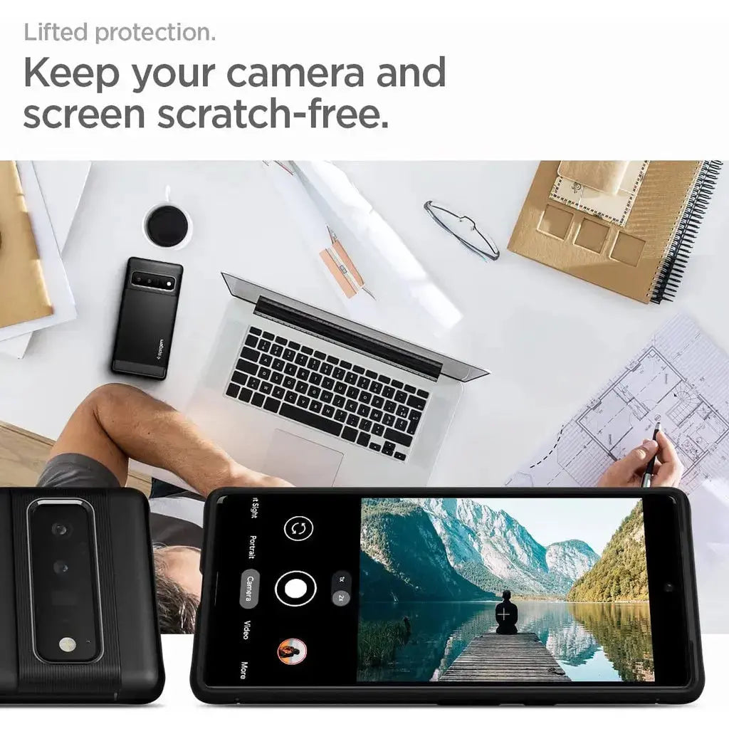 Google Pixel 6 Pro Case Rugged Armor - Spigen Singapore