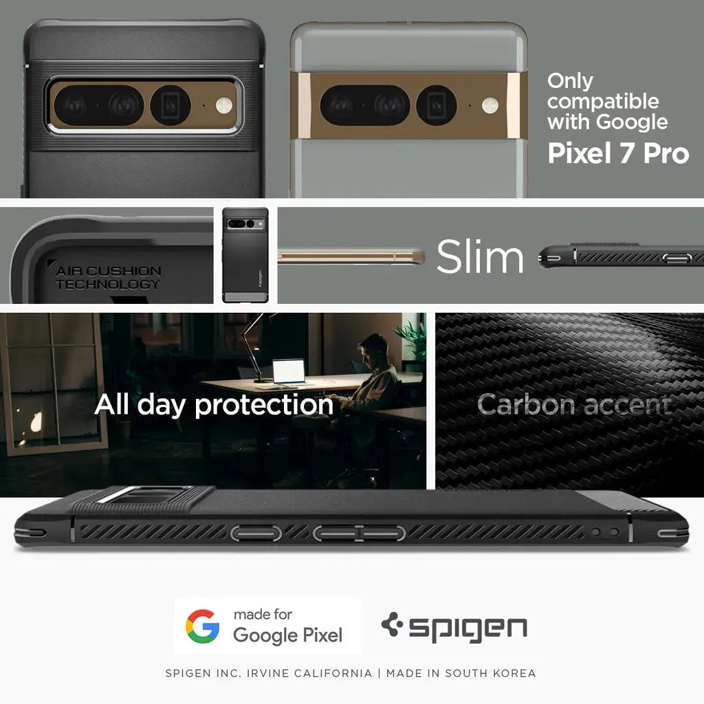 Google Pixel 7 Pro Case Rugged Armor - Spigen Singapore