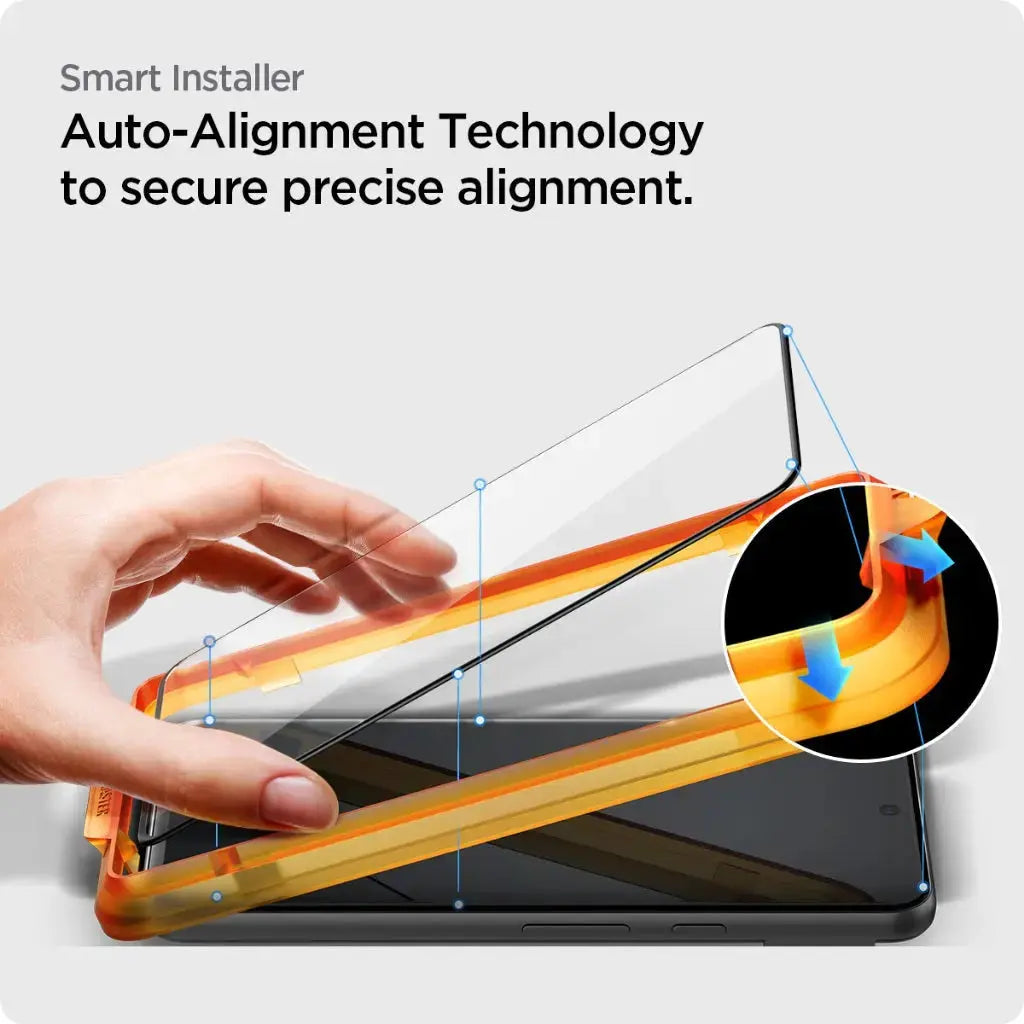 Google Pixel 8 Screen Protector AlignMaster GLAS.tR - Spigen Singapore