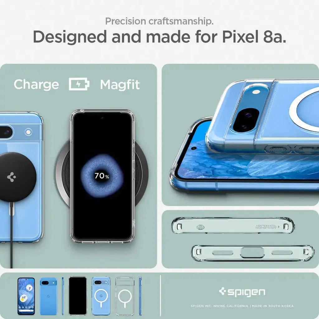 Google Pixel 8a Case Ultra Hybrid Magfit Magsafe Case - Spigen Singapore