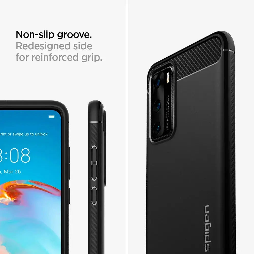 Huawei P40 Case Rugged Armor - Spigen Singapore