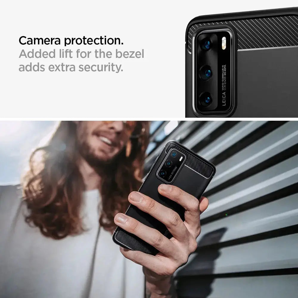 Huawei P40 Case Rugged Armor - Spigen Singapore