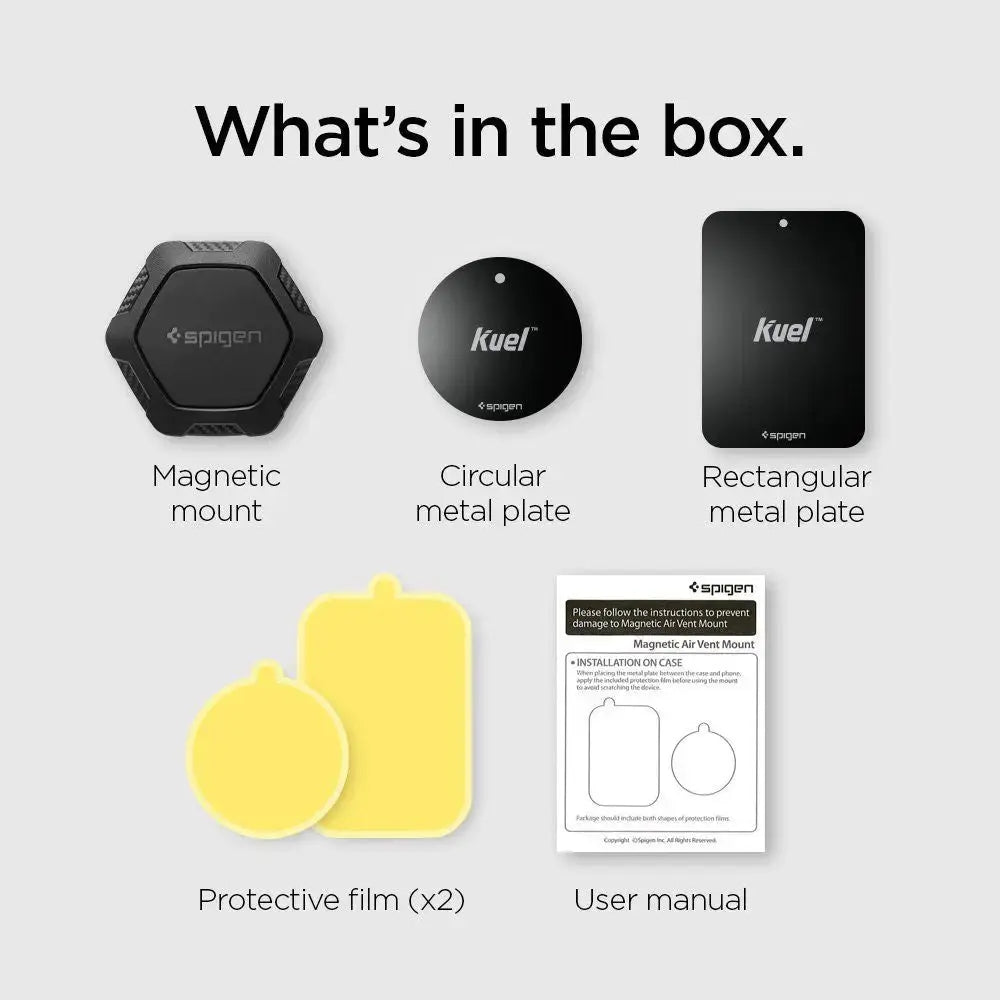Kuel Signature QS11 Air Vent Magnetic Car Mount - Spigen Singapore