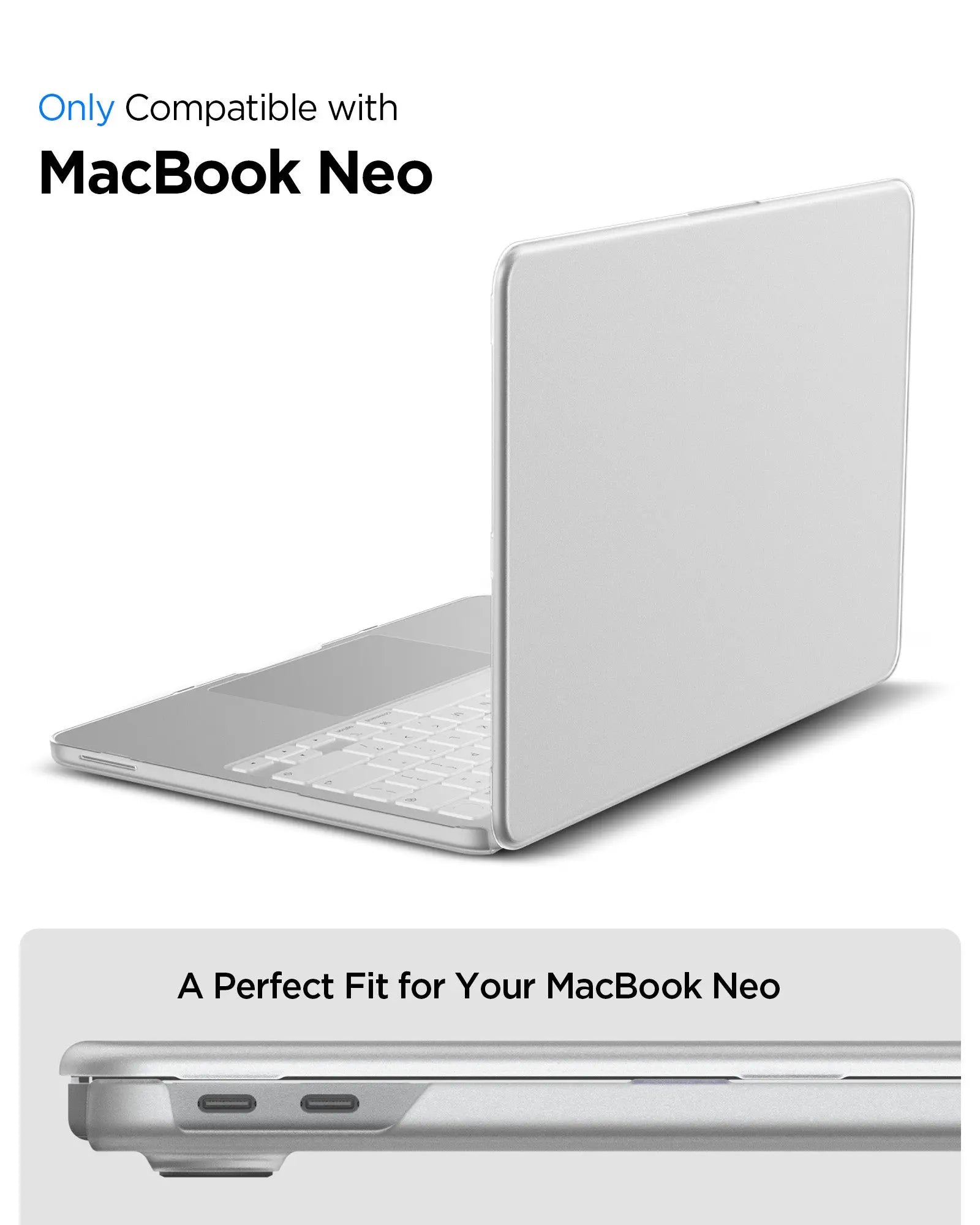 Macbook Neo 13 inch case A18 Pro (2026) Airskin Frost