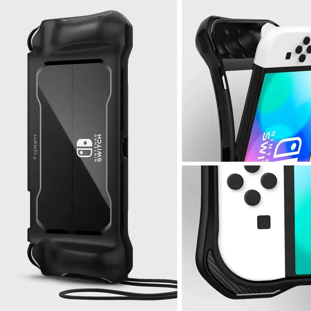 Nintendo Switch OLED Case Rugged Armor - Spigen Singapore