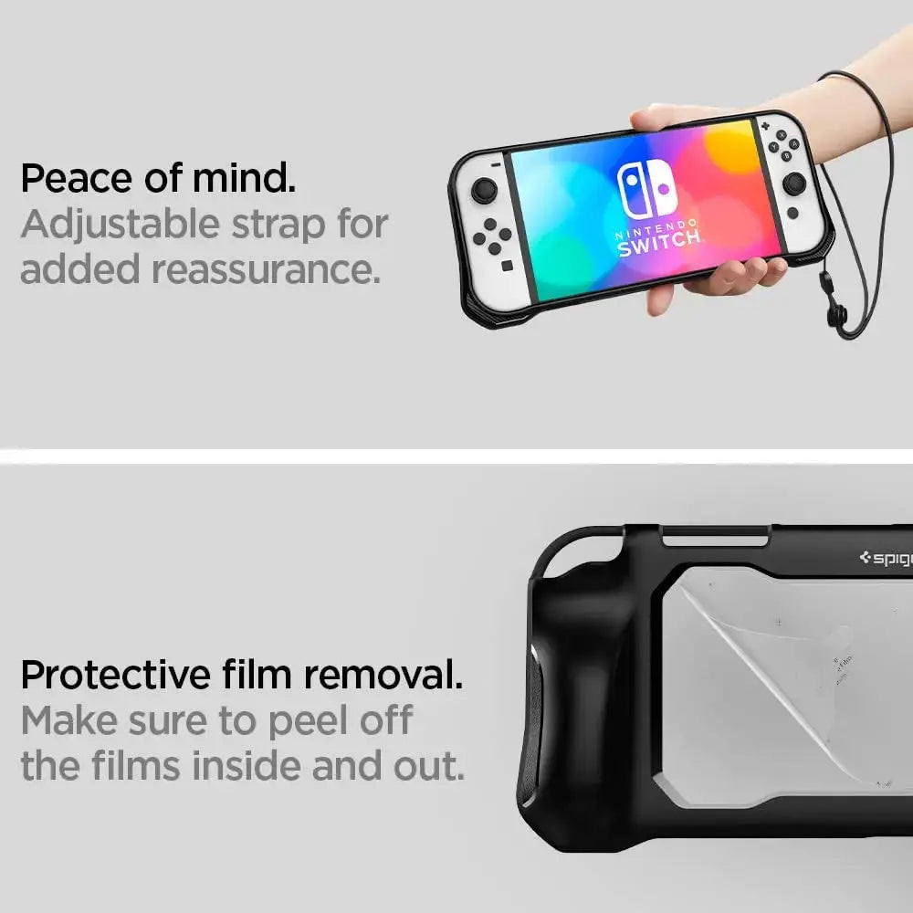 Nintendo Switch OLED Case Rugged Armor - Spigen Singapore