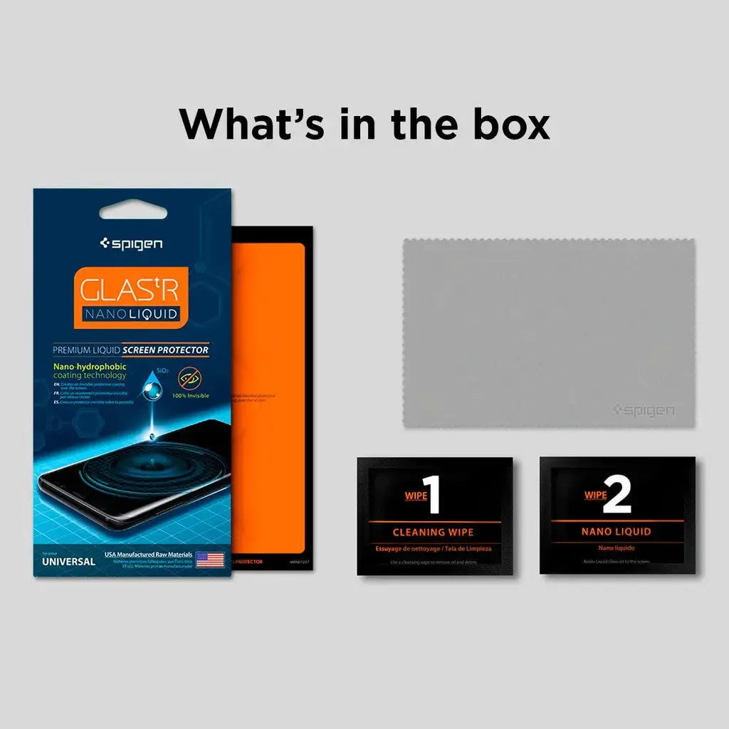 Galaxy S8 / S8 Plus / Note 8 Screen Protector GLAS.tR Nano Liquid - Spigen Singapore