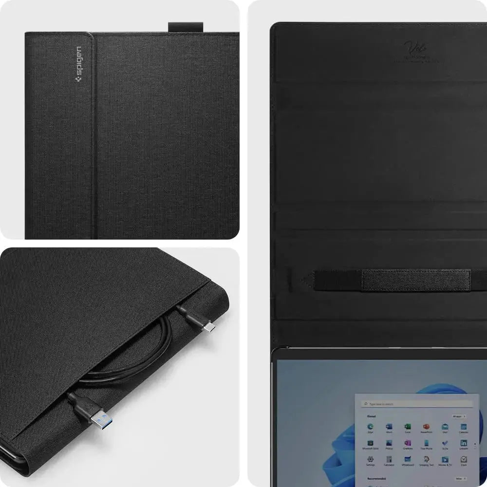Microsoft Surface Pro 11 / 10 / 9 / 8 Case (2024/2022/2021) Stand Folio - Spigen Singapore