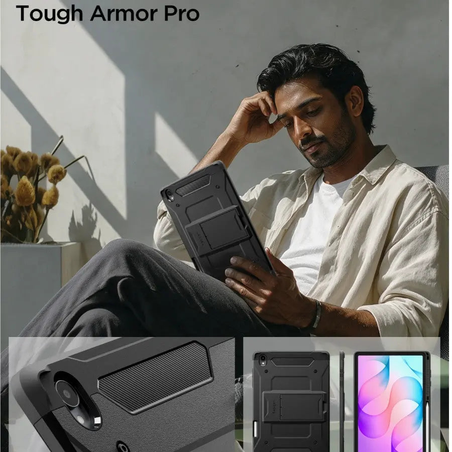 Samsung Tab S12+ Case Tough Armor Pro with Pen Holder
