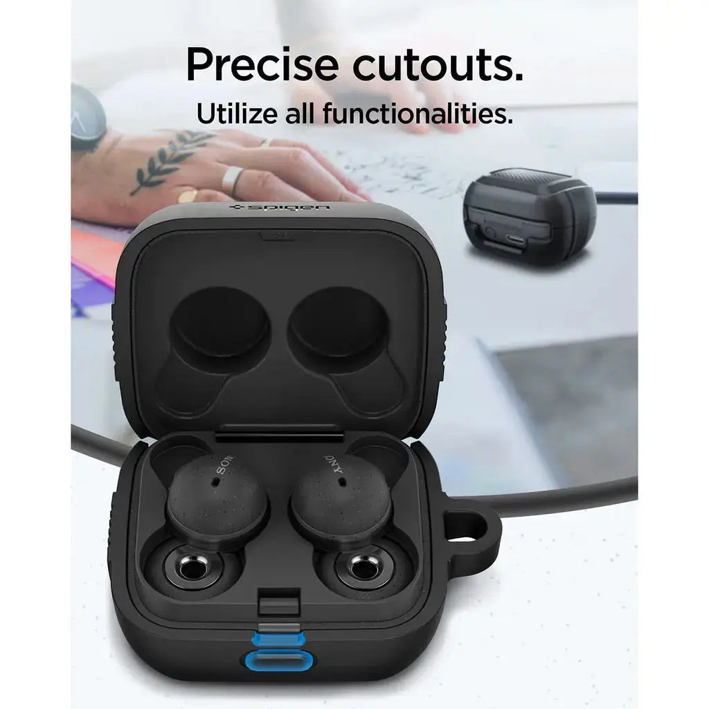 Sony LinkBuds Case Rugged Armor - Spigen Singapore