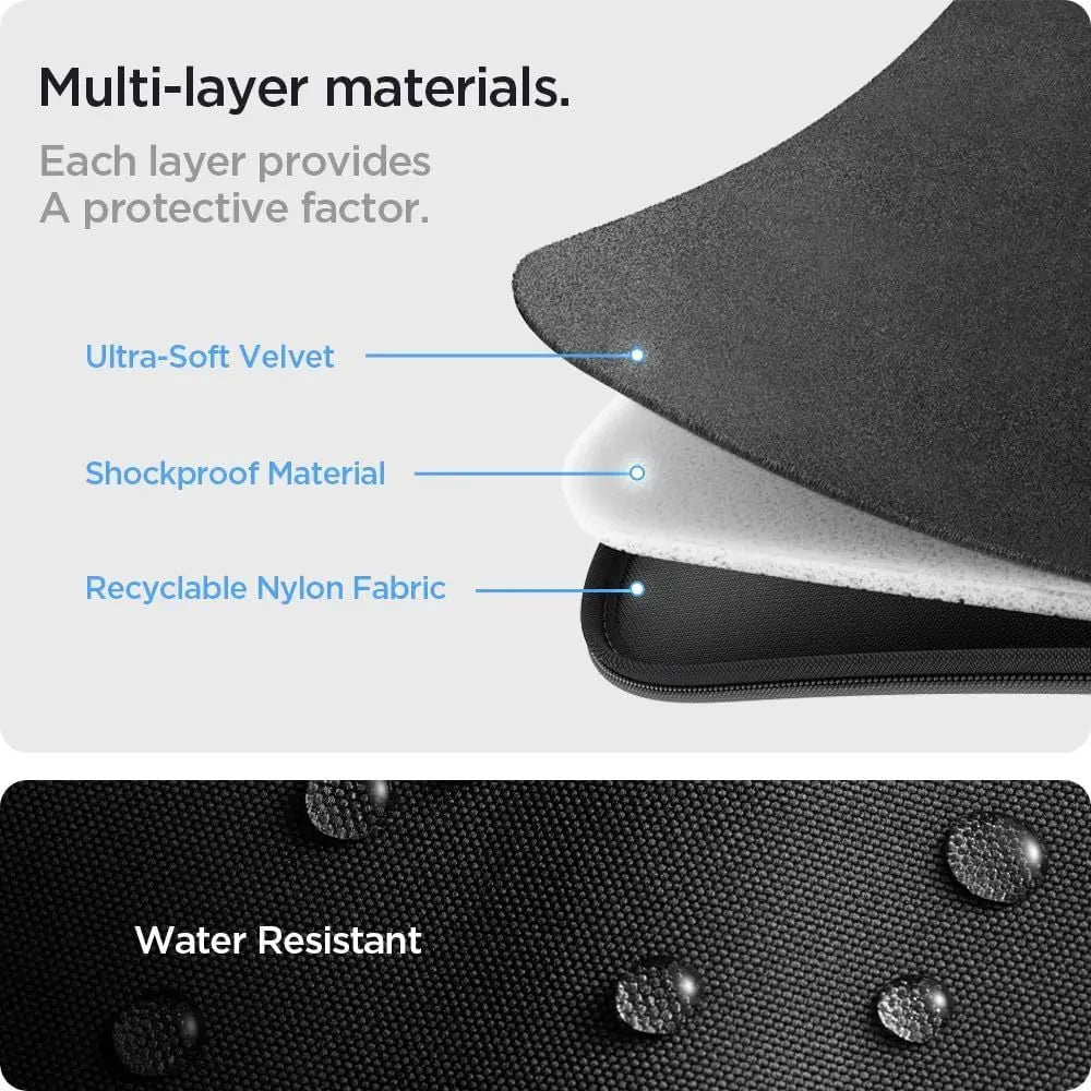 Spigen 16 inch Laptop Bag Lightweight Laptop Pouch Laptop Sleeve MacBook Bag Macbook Sleeve Macbook Pouch Computer Bag