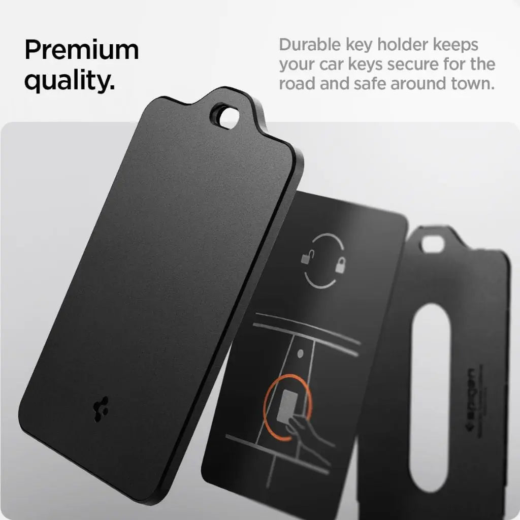 Spigen 2 Pack Tesla Model 3 / Y / S / X Key Card Protector Premium Card Holder Carabiner Tesla Accessories Key Holder