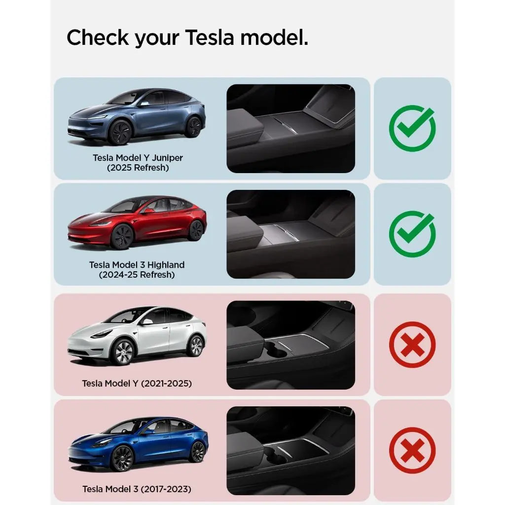 Spigen 2 Pack Tesla Model Y Juniper (2025/2026) & Model 3 Highland (2024/2025) Air Freshener Adapter Tesla Accessories