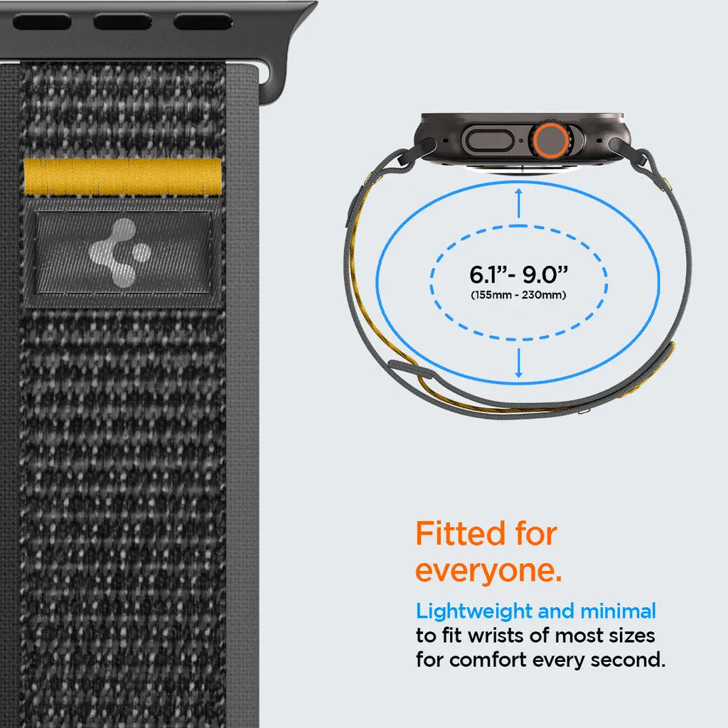 Spigen Apple Watch Strap Series (49mm / 46mm / 45mm / 44mm / 42mm) Watch Band Athlex Air Premium Comfortable Fabric Band