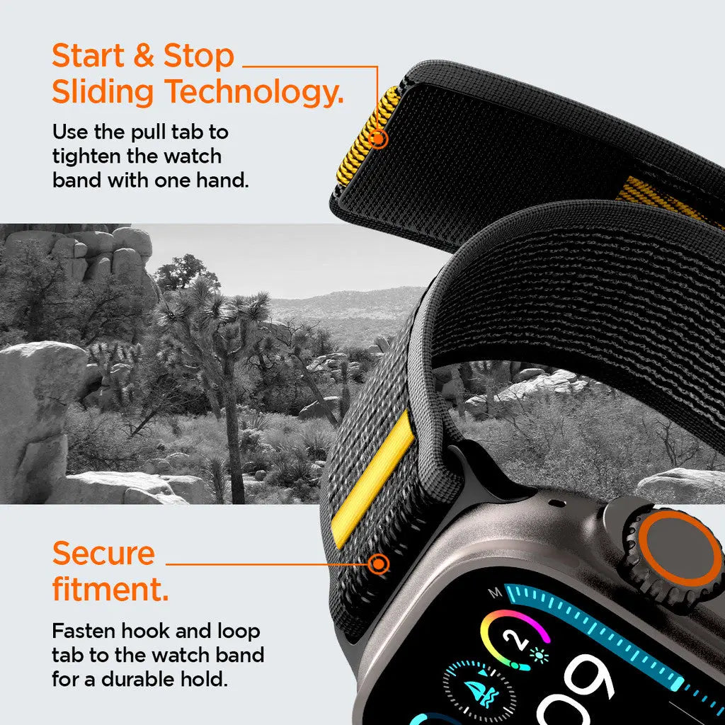 Spigen Apple Watch Strap Series (49mm / 46mm / 45mm / 44mm / 42mm) Watch Band Athlex Air Premium Comfortable Fabric Band