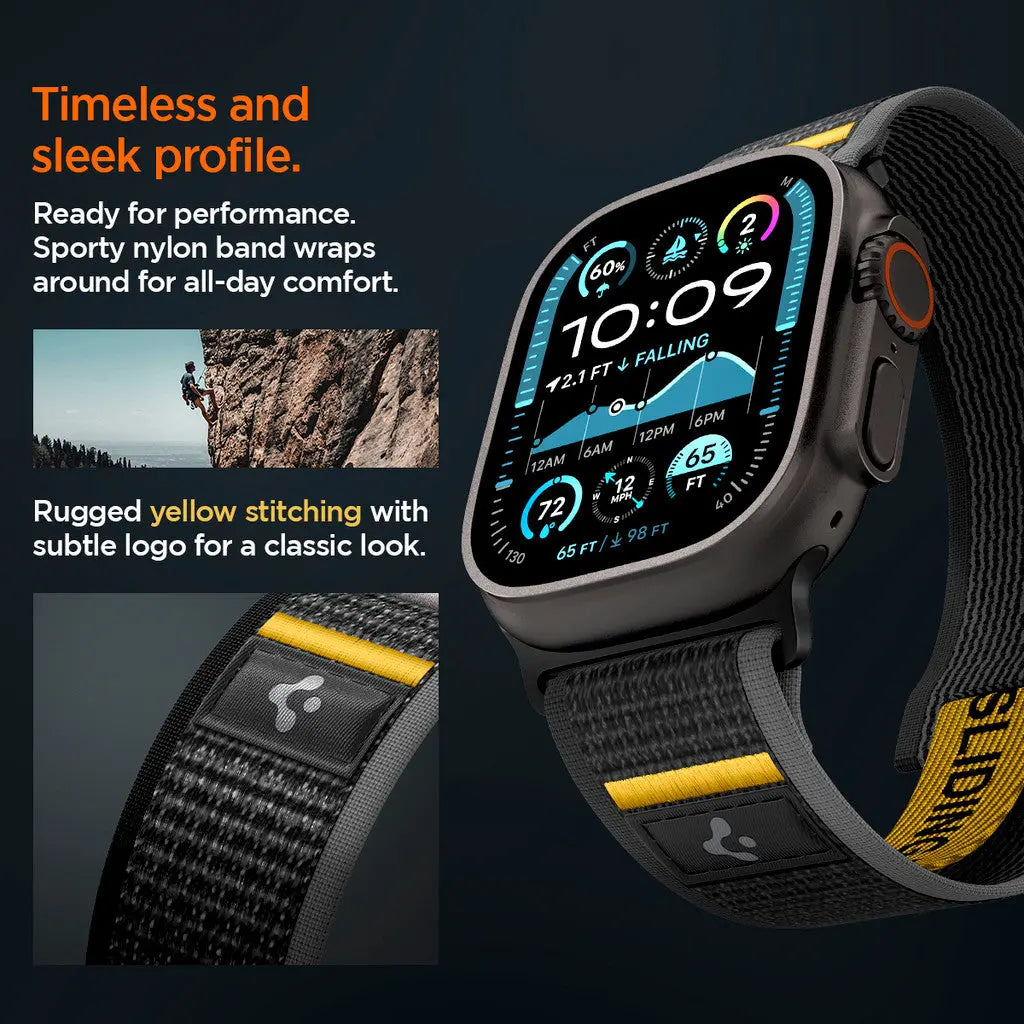 Spigen Apple Watch Strap Series (49mm / 46mm / 45mm / 44mm / 42mm) Watch Band Athlex Air Premium Comfortable Fabric Band