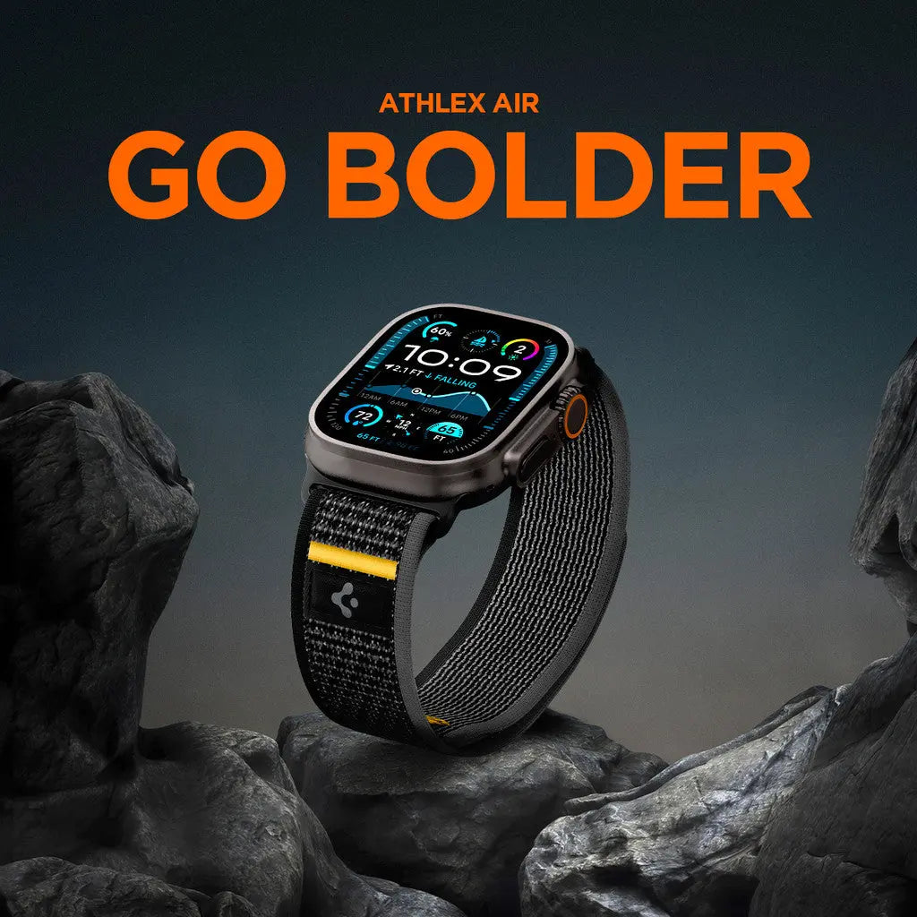 Spigen Apple Watch Strap Series (49mm / 46mm / 45mm / 44mm / 42mm) Watch Band Athlex Air Premium Comfortable Fabric Band