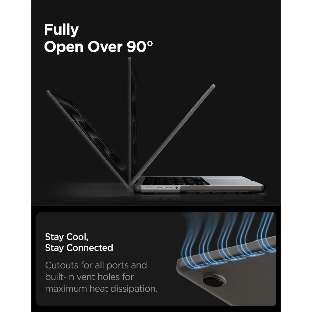 Spigen Case Airskin Frost For Macbook Pro 14 inch case M5/M4/M3/M2/M1 (2026/2025/2024/2023/2021)