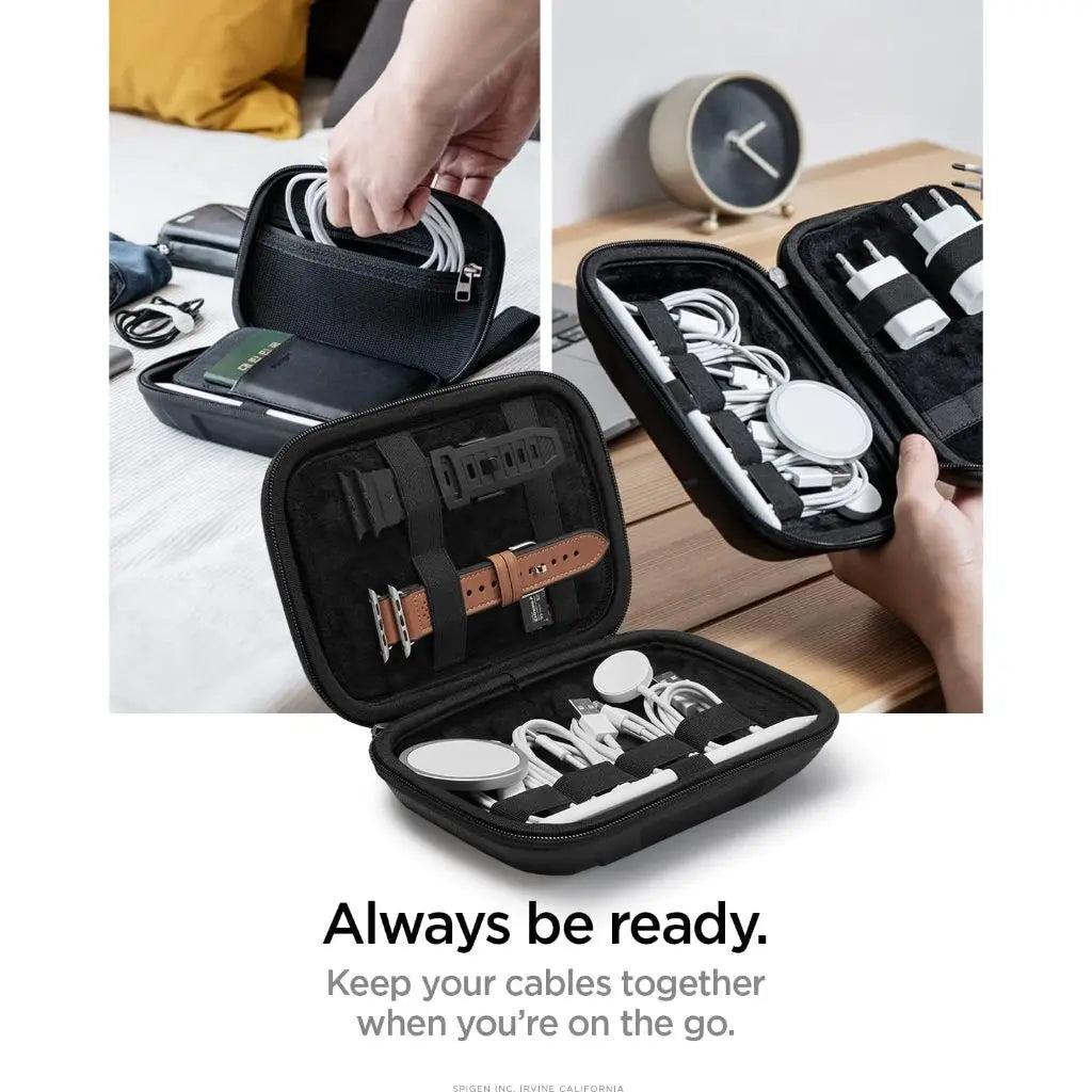 Spigen Gadget Pouch Rugged Armor Pro Travel Pouch Cable Organiser Passport Holder Travel Bag