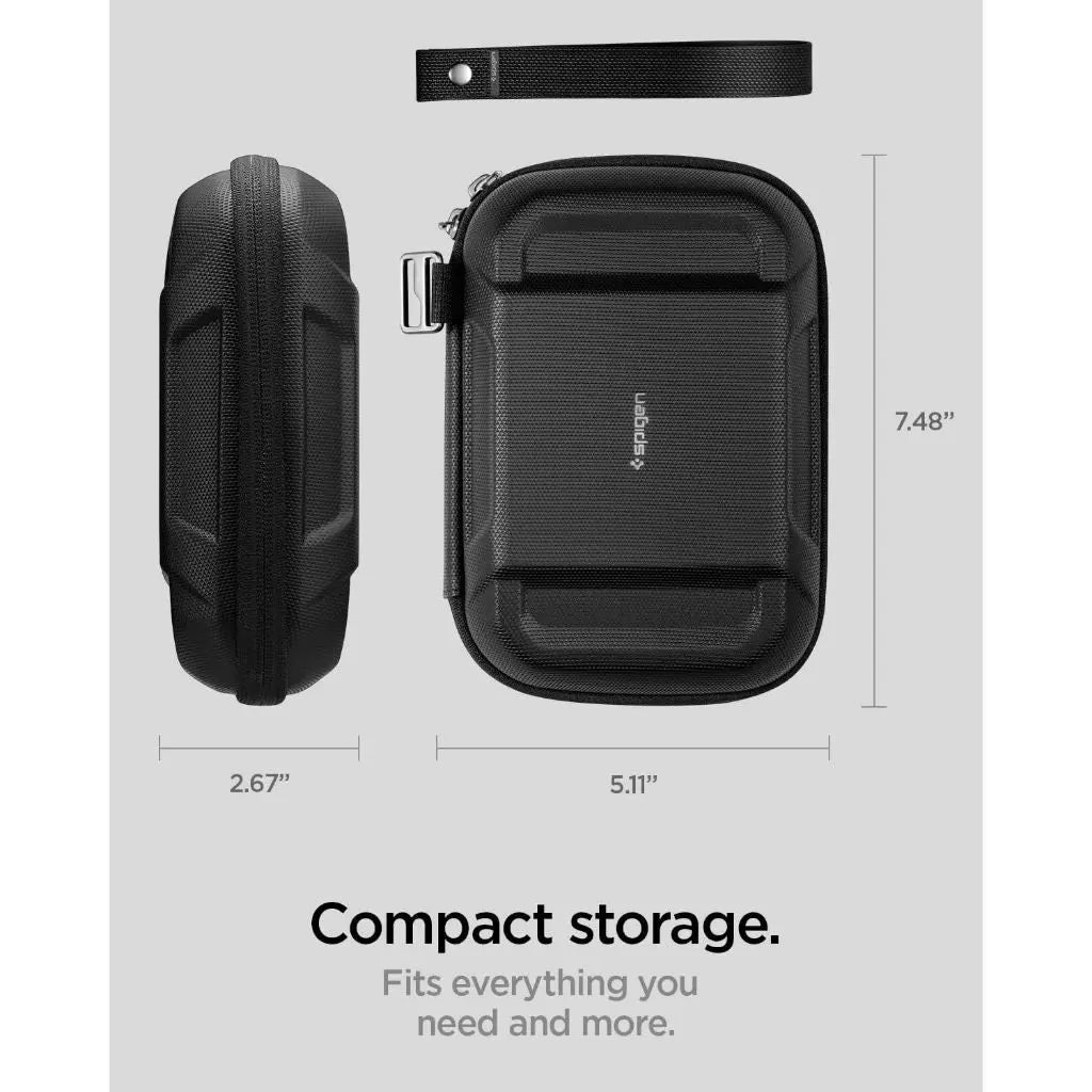 Spigen Gadget Pouch Rugged Armor Pro Travel Pouch Cable Organiser Passport Holder Travel Bag
