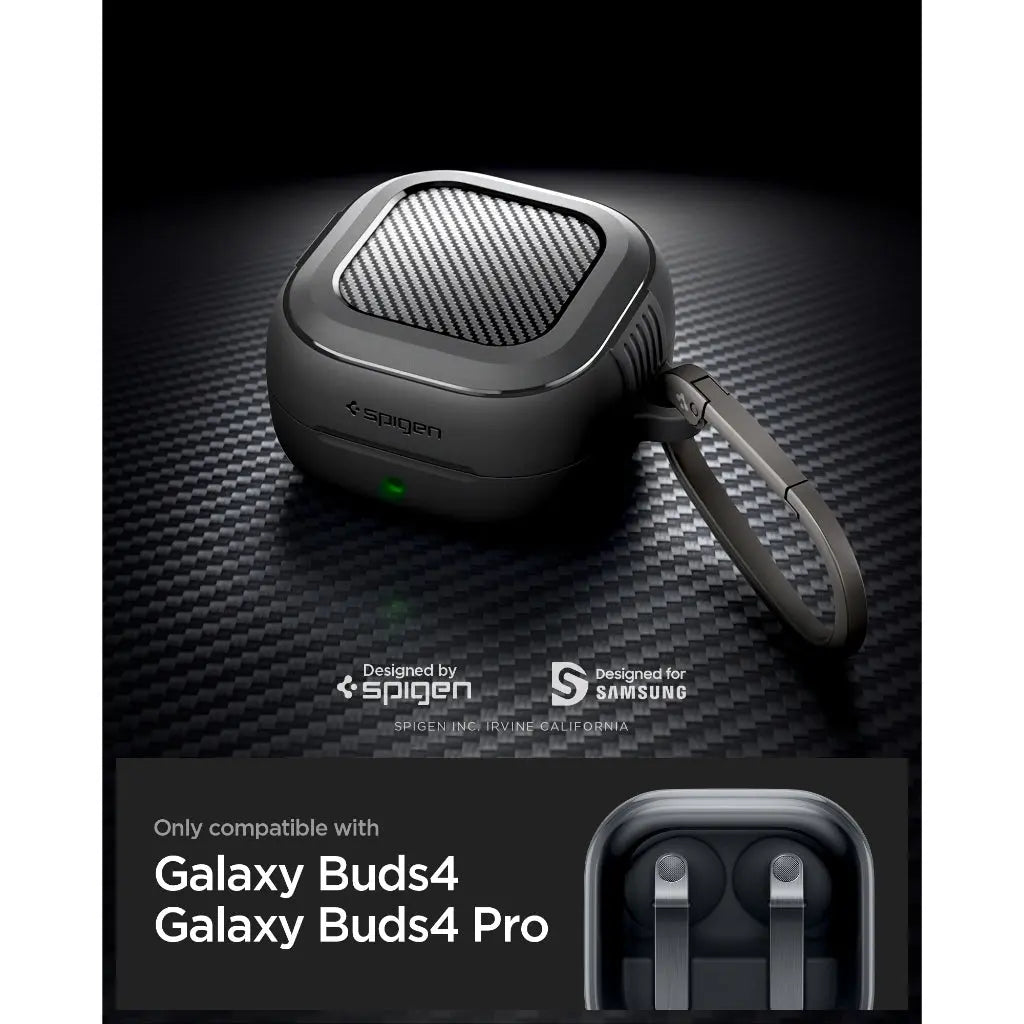 Spigen Galaxy Buds 4 Pro Case / Galaxy Buds 4 Case Rugged Armor Samsung Buds 4 Pro Case Buds 4 Case