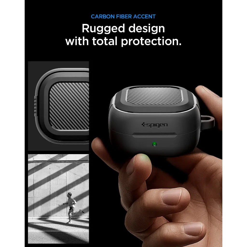 Spigen Galaxy Buds 4 Pro Case / Galaxy Buds 4 Case Rugged Armor Samsung Buds 4 Pro Case Buds 4 Case