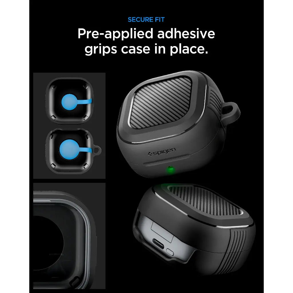 Spigen Galaxy Buds 4 Pro Case / Galaxy Buds 4 Case Rugged Armor Samsung Buds 4 Pro Case Buds 4 Case