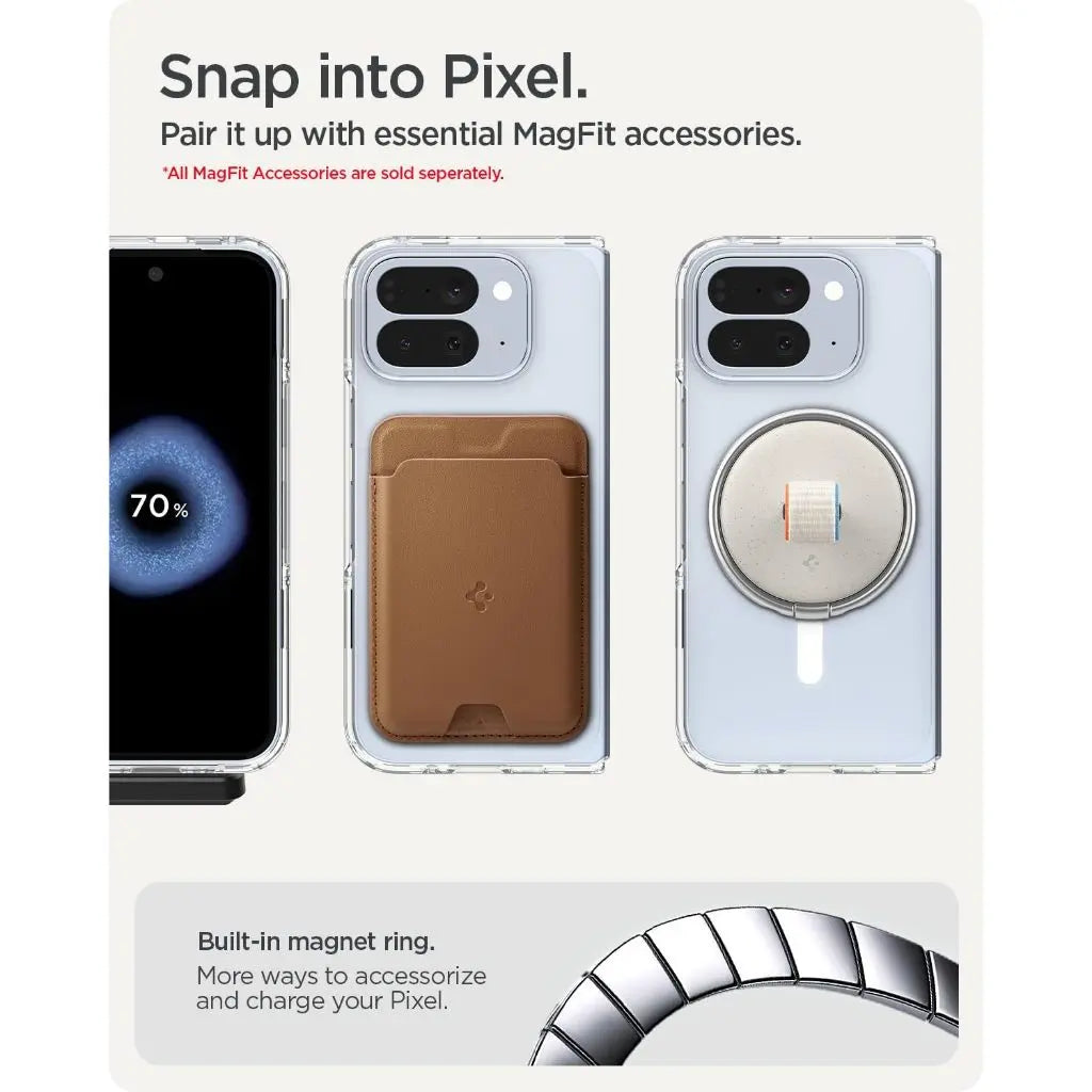 Spigen Google Pixel 10 Pro Fold Case Ultra Hybrid MagFit Magnetic Phone Case Clear Case Magnetic Case Google Pixel Case