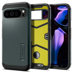 Spigen Google Pixel 9 Pro XL Case Tough Armor Google Pixel 9 Pro XL Cover Kickstand & Extreme Drop Protection