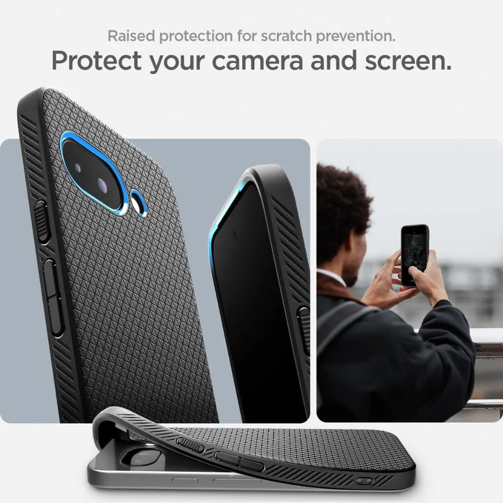 Spigen Google Pixel 9a Case Liquid Air Google Pixel 9a Cover Drop Protection Slim Durable Flexible Casing