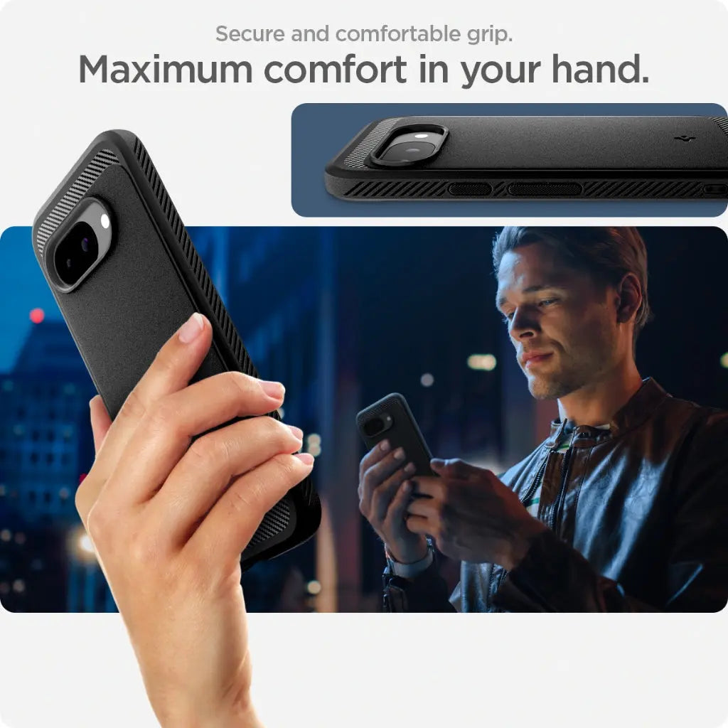 Spigen Google Pixel 9a Case Rugged Armor MagFit Magnetic Phone Case MagSafe Case Protective Google Pixel 9a Cover