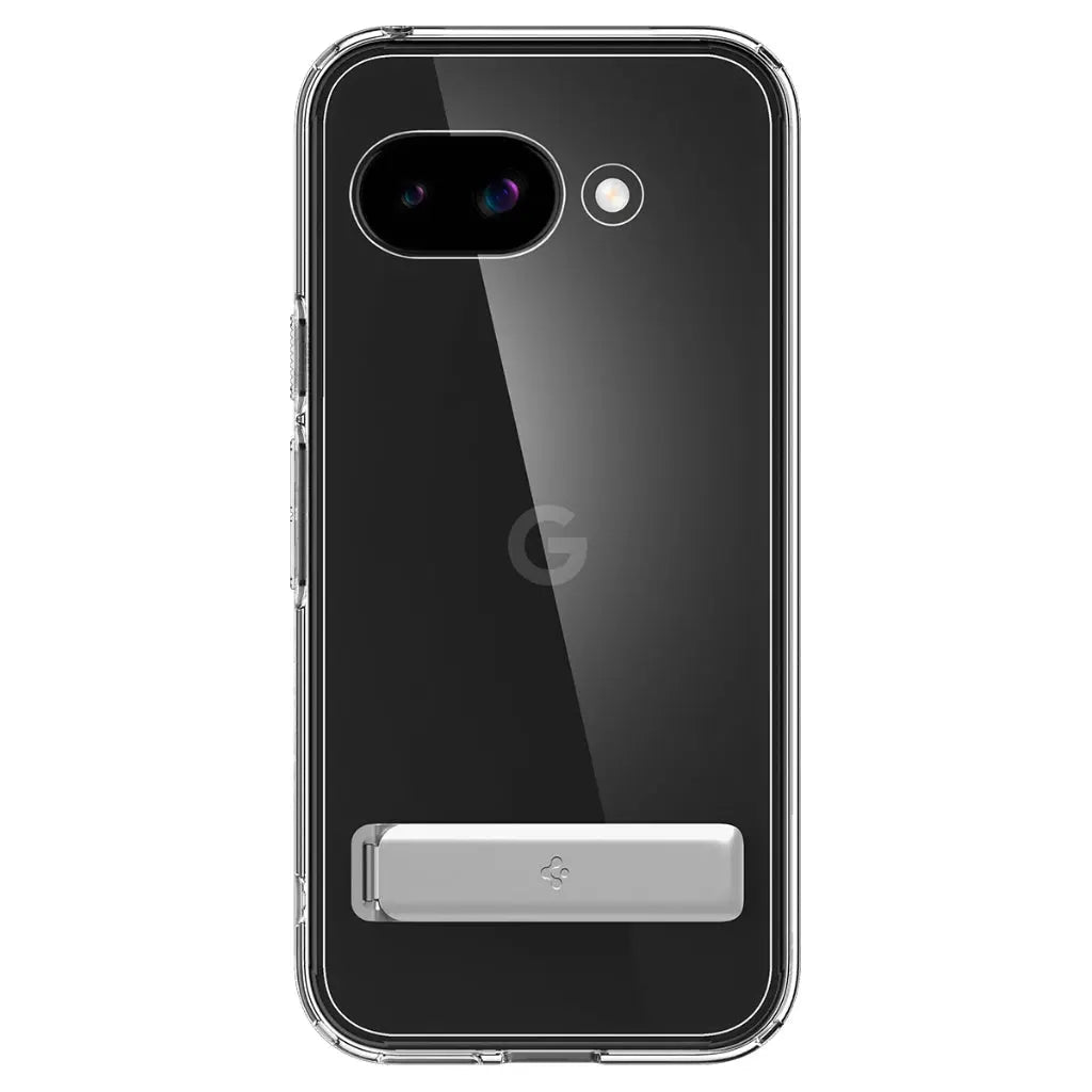 Spigen Google Pixel 9a Case Slim Armor Essential S Clear Case Built In Kickstand Drop Protective Google Pixel 9a Cover