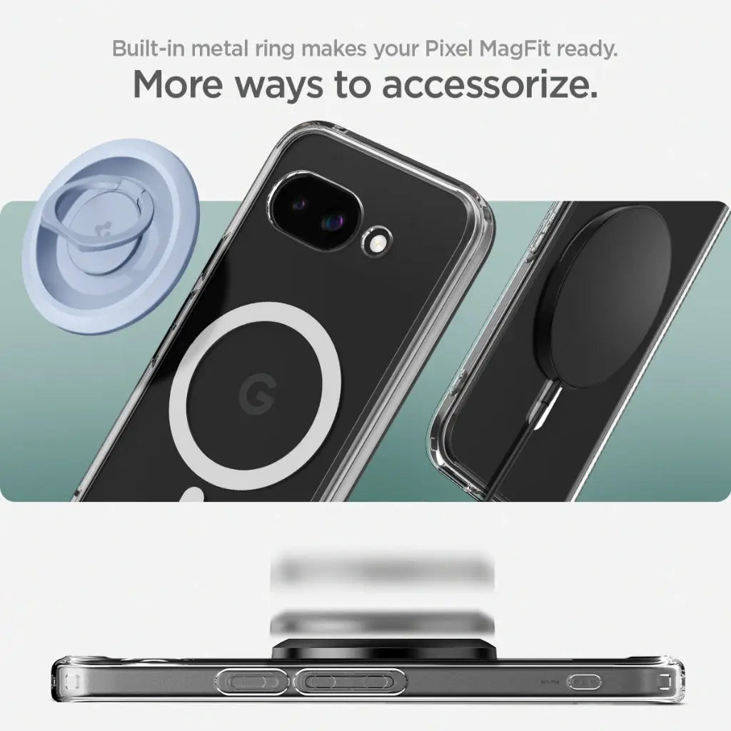 Spigen Google Pixel 9a Case Ultra Hybrid MagFit Clear Case Magnetic Phone Case MagSafe Case Google Pixel 9a Cover
