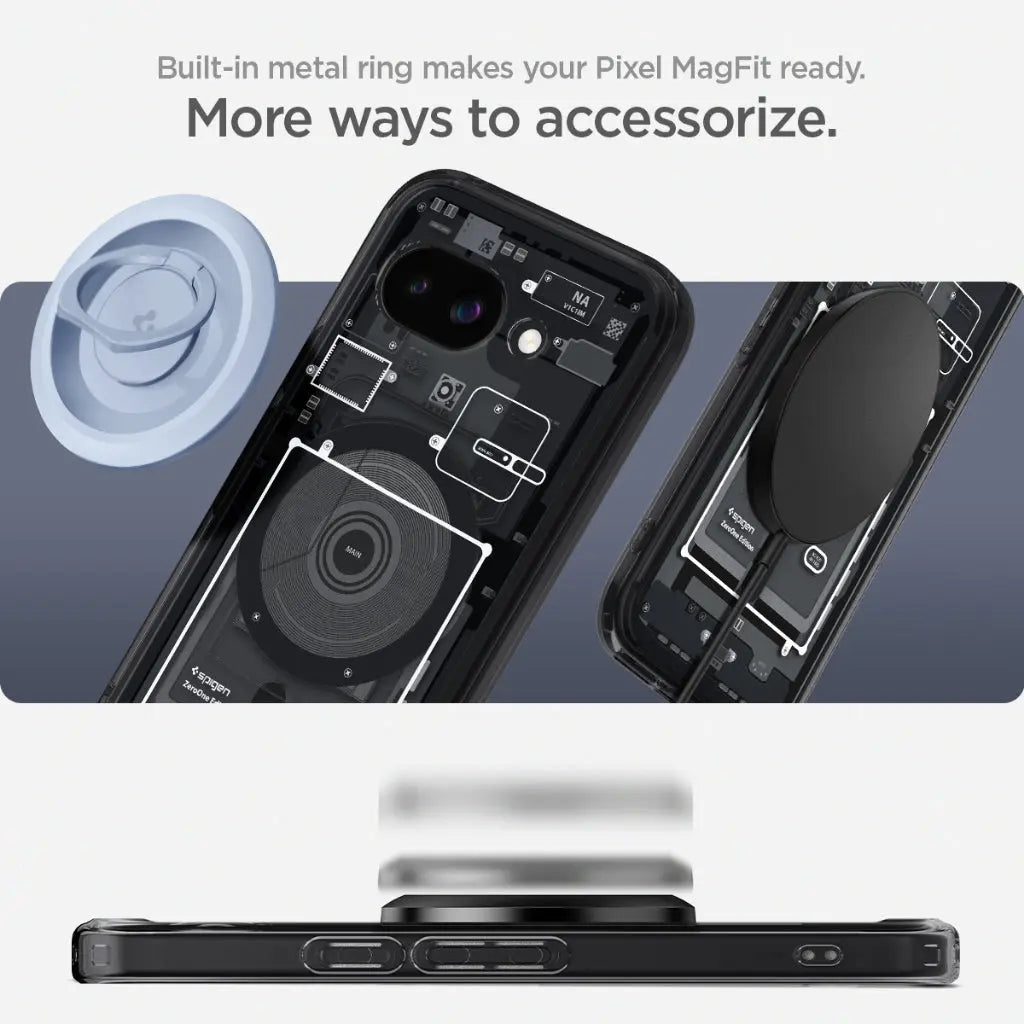Spigen Google Pixel 9a Case Ultra Hybrid MagFit Zero One Magnetic Phone Case MagSafe Case Google Pixel 9a Cover