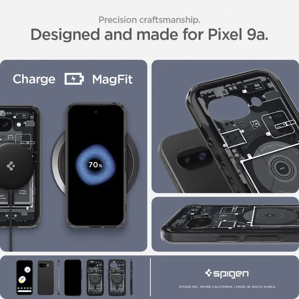 Spigen Google Pixel 9a Case Ultra Hybrid MagFit Zero One Magnetic Phone Case MagSafe Case Google Pixel 9a Cover