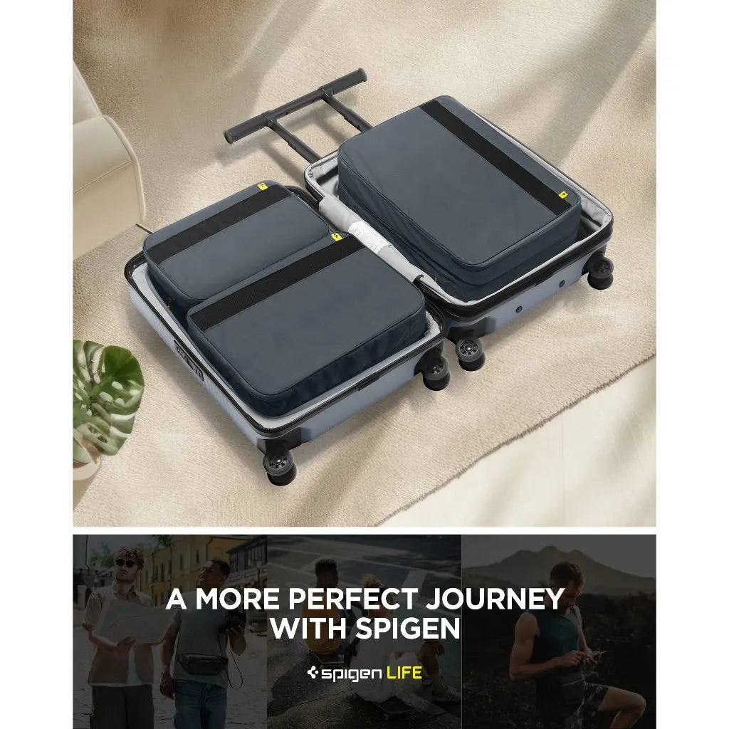 Spigen KD600 Compression Travel Packing Cubes Travel Organiser for Suitcases & Carry On Expandable Luggage Storage Bag