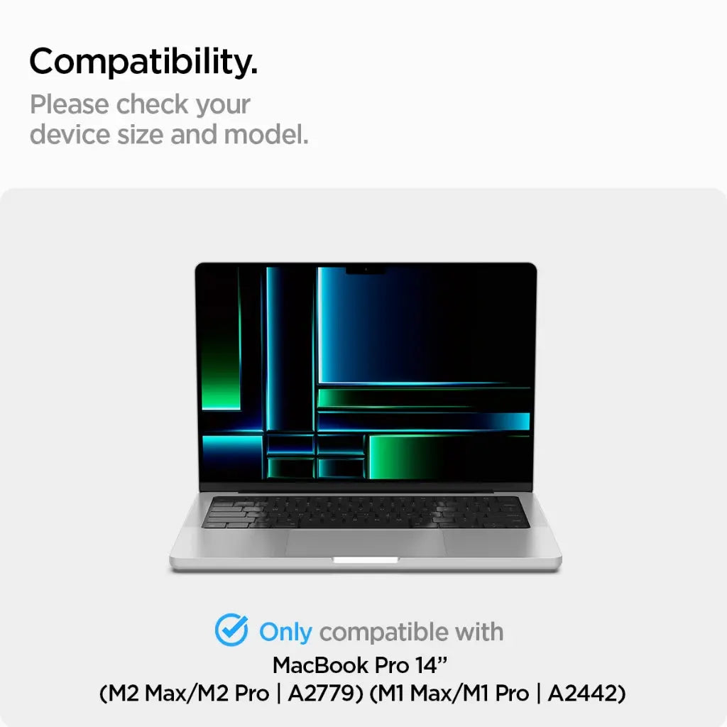 Spigen MacBook Pro 14 inch (M4 / M4 Pro / M4 Pro Max / M3 / M2 / M1) Privacy Screen Protector SafeView Tempered Glass