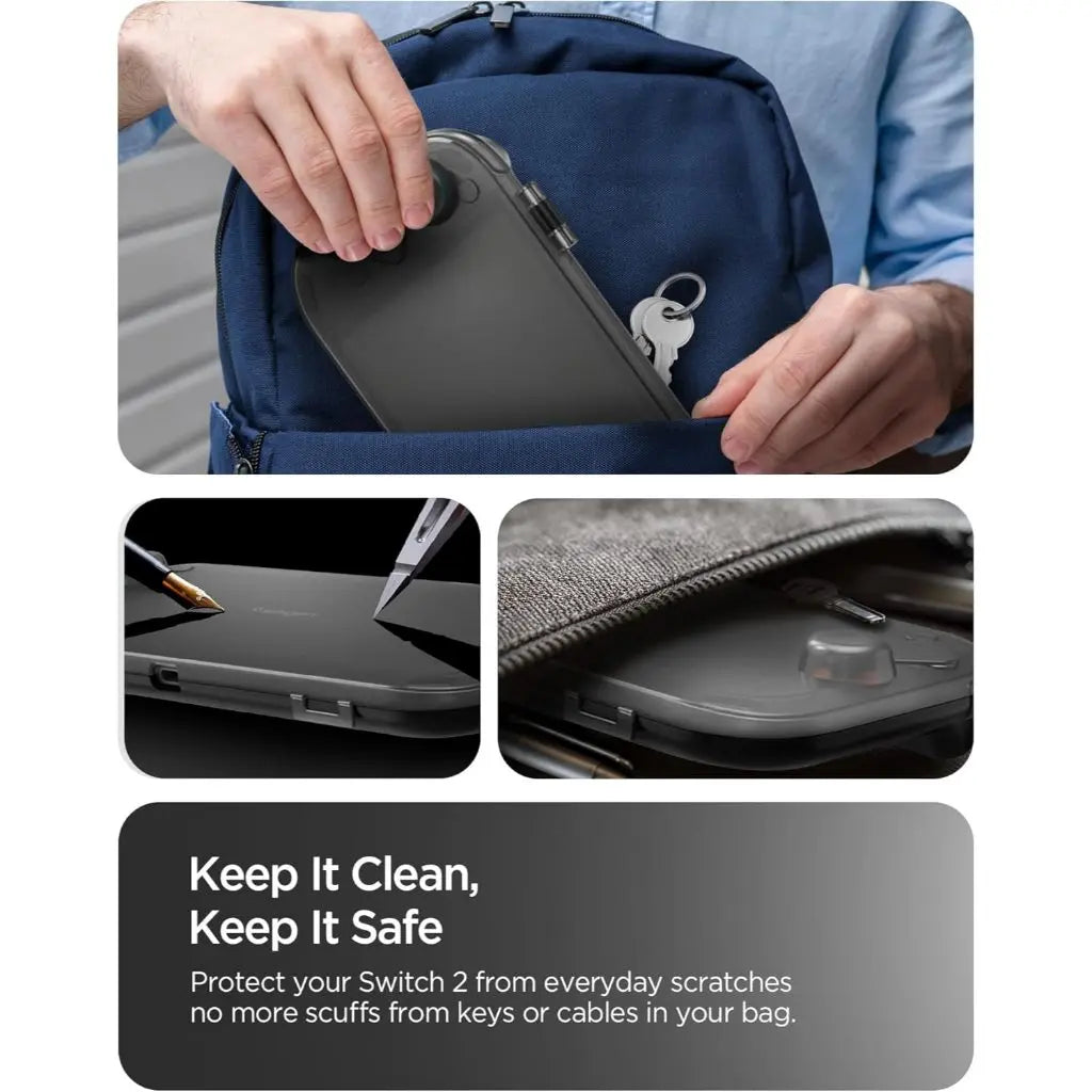 Spigen Nintendo Switch 2 Case (2025) Thin Fit 360 Hard Shell Cover with Full-Coverage Switch 2 Case