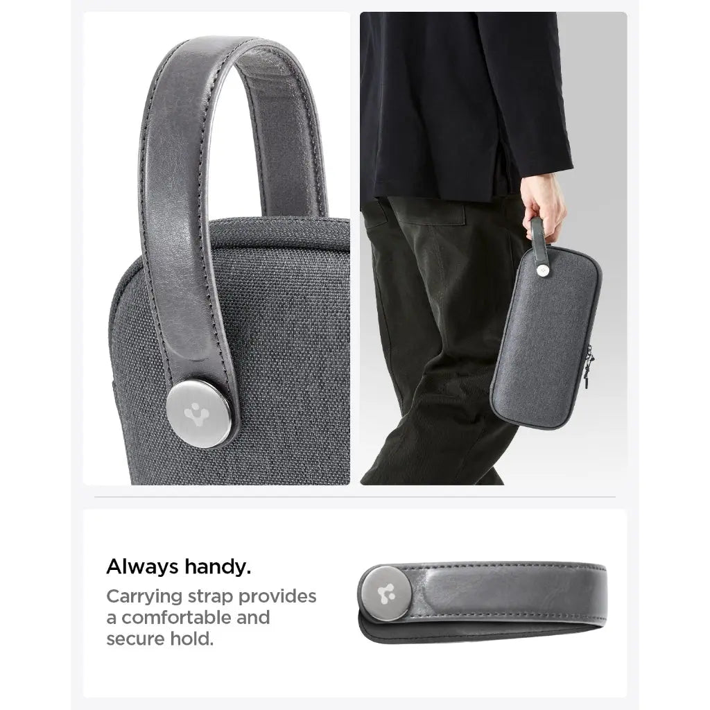 Spigen Nintendo Switch 2 (2025) Klasden Pouch Protective Carrying Case with 10 Game Card Slots and AirTag Storage